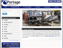 Tablet Screenshot of portagesystems.com